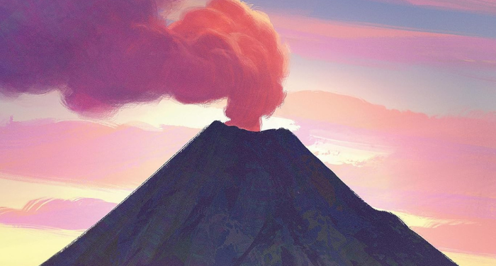 partial cover of Volcanoes by Nell Cross Beckerman