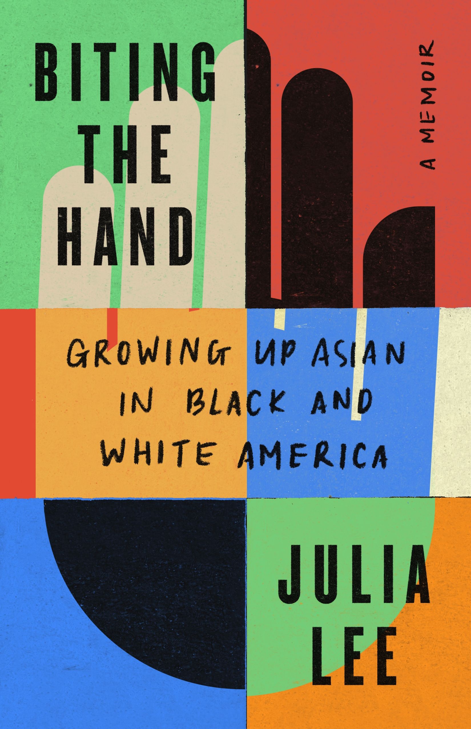 a graphic of the cover of Biting the Hand