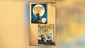 Book covers of Knight Owl and Knight Owl and Early Bird by Christopher Denise