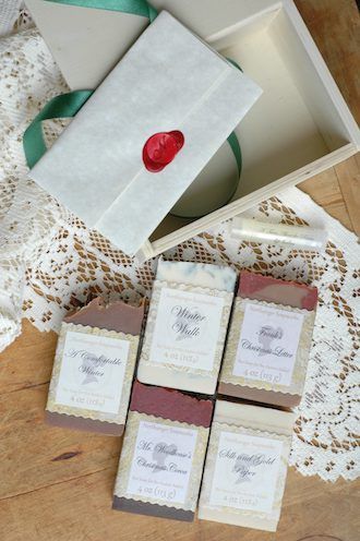 Jane Austen Christmas Soap Box